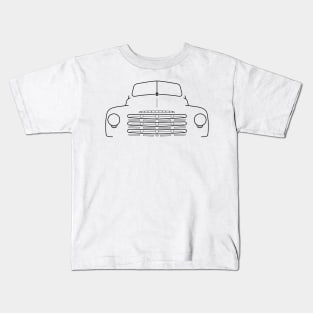 Studebaker 2R5 classic 1950s pickup truck black outline graphic Kids T-Shirt